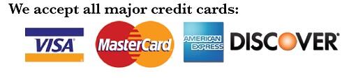 major credit cards